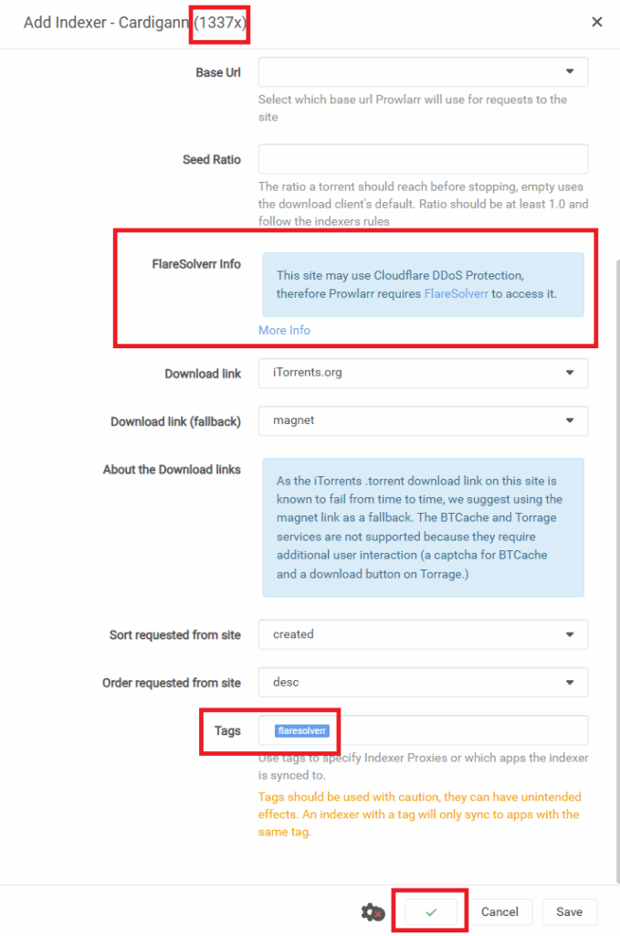 토렌트 자동화하기 (1) - VPN + Prowlarr + Flaresolverr 40 image 14