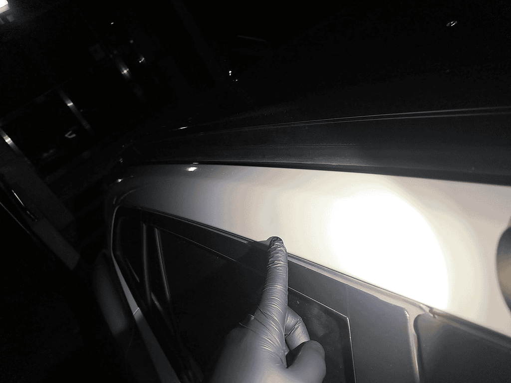 도장면 울퉁불퉁한 곳